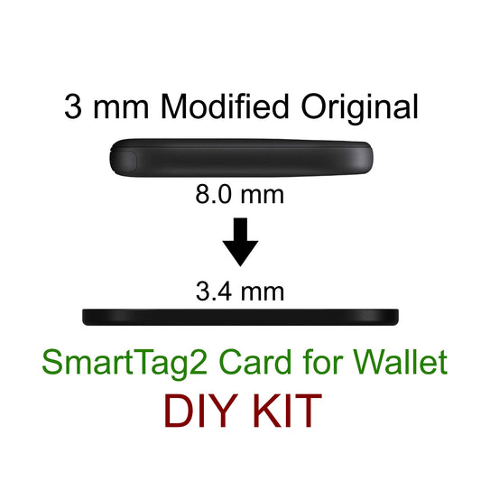 Kit de conversion DIY pour modification de carte portefeuille Samsung SmartTag2 3 mm